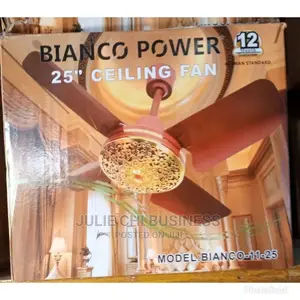 25" Bianco Short Blade Fan