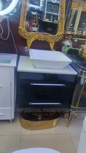 Wash Hand Basin Cabinet and Mirror
