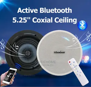 Active Ceiling Speaker With Remote Control, USB