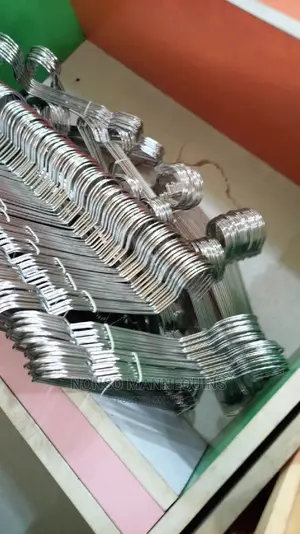 10 Pieces A Bundle Silver Clothes Hangers