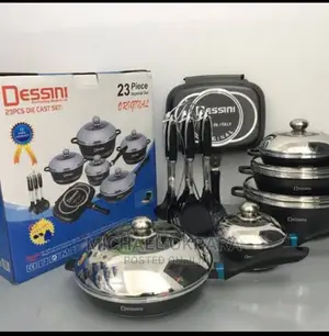23 Pieces Dessini Die Cast Cooking/Dinning Set