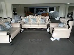 Luxury 7 Seater Turkey Leather Royal Chairs.