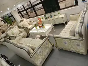 Luxury 7 Seater Turkey Fabric Royal Chairs.