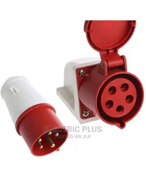 32 Amps X 5 Pins 3 Phase Industrial Socket and Plug