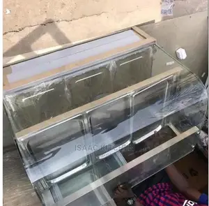3 Plate Food Warmer With Curved Glass