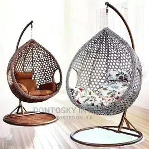 Luxury Indoor/Outdoor Rattan Made Hanging Swing Chair.