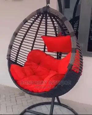 Quality Indoor/Outdoor Rattan Made Hanging Swing Chair.