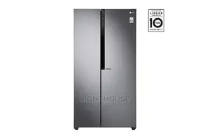 Lg (Gc-j257slrw)Frost Free Side-by-side 394l Refrigerator