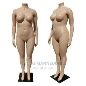 Plus Size Female Headless Plastic Mannequins