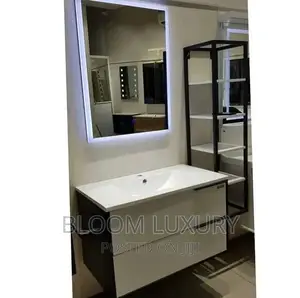 Cabinet, Shalve And LED Mirror