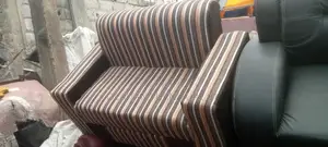 Luxury 7 Seater Living Room Fabric Royal Chair