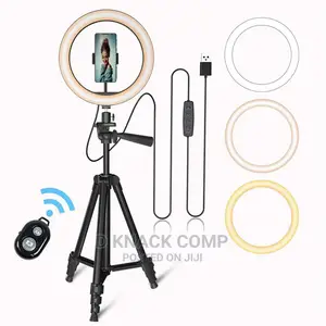 10 Inch LED Ring Light Selfie Ring Lighting With Stand