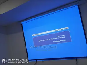 Sharp Epson Projector and Screen