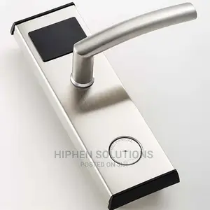 Stainless Steel Door Handle Lock Electric Hotel Door