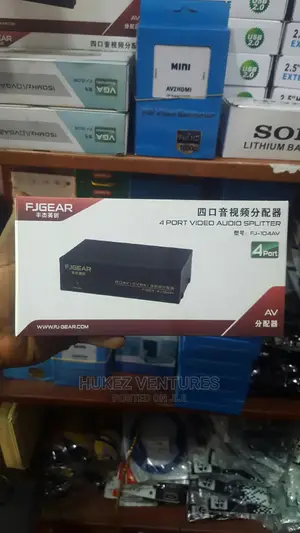 4ports Video Audio (Av) Splitter