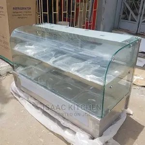 5plate Up Nd Down Curverd Glass Food Warmer