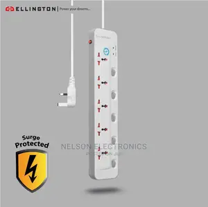 Ellington 5 Way Surge-protector Extension Socket