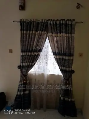Quality 3border Satin Curtains