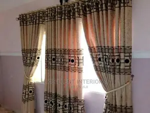 Simple Designed Aquatic Curtain