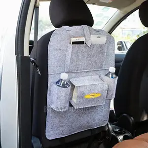 1 Piece Car Backseat Organizer - Light Grey
