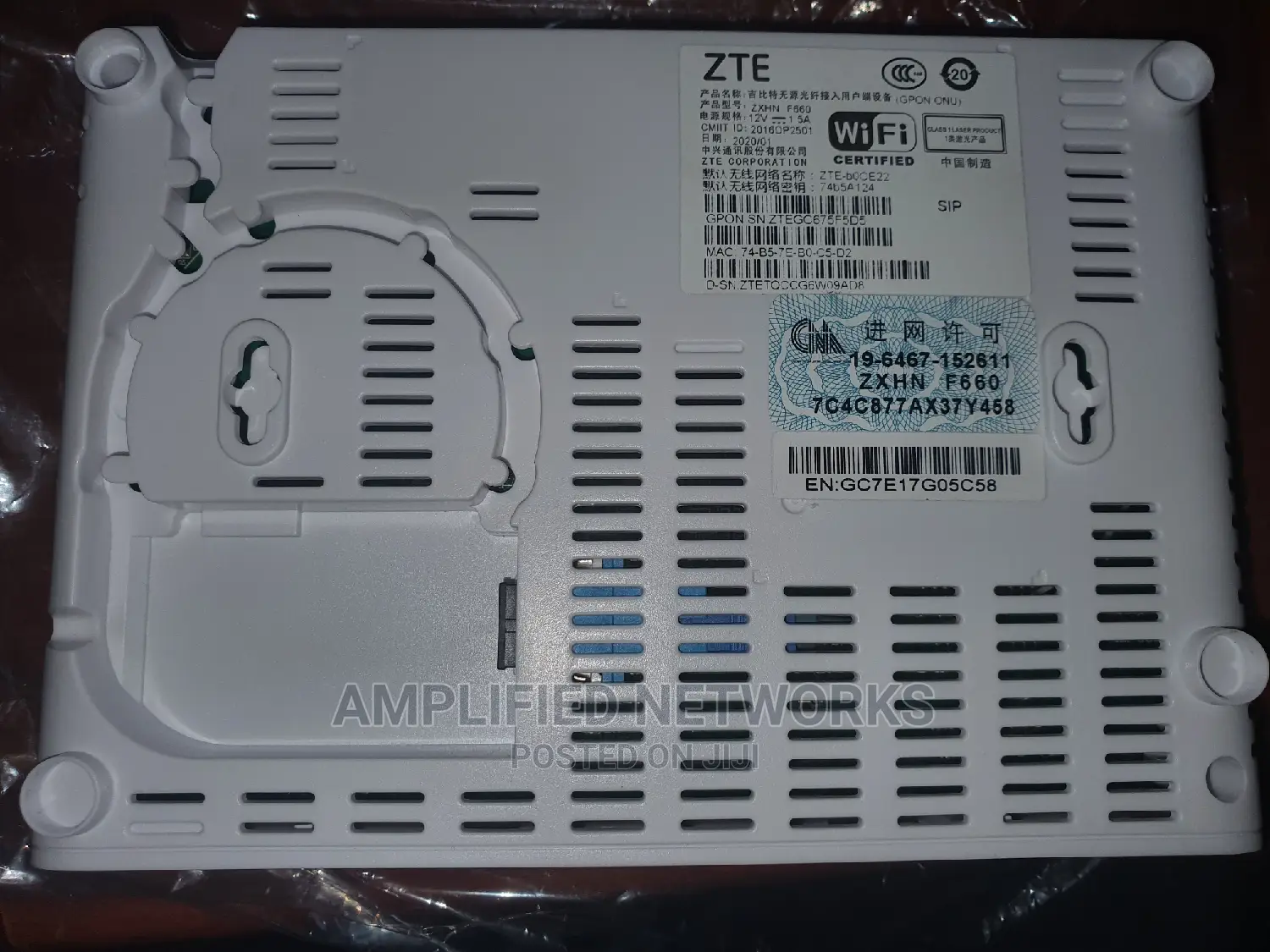 Zte Fiber Gpon Router