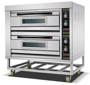 24 Family Loaves Electric 4 Trays Oven With Under Shelf