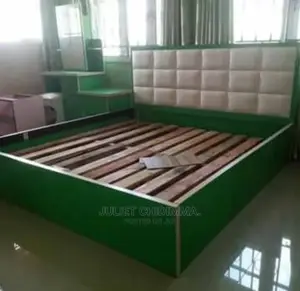 6*6 Padded Bed Frame With Dresser
