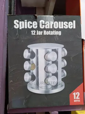 360° Rotating Spice Rack -12jar