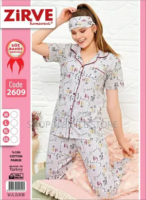 Ladies Cotton Pyjamas