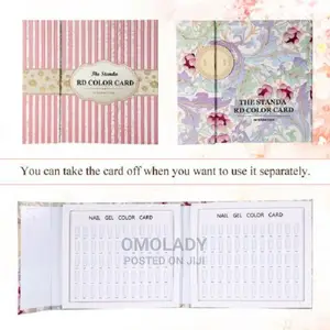 1 PCS 120 Colors Nail Tips Display Book