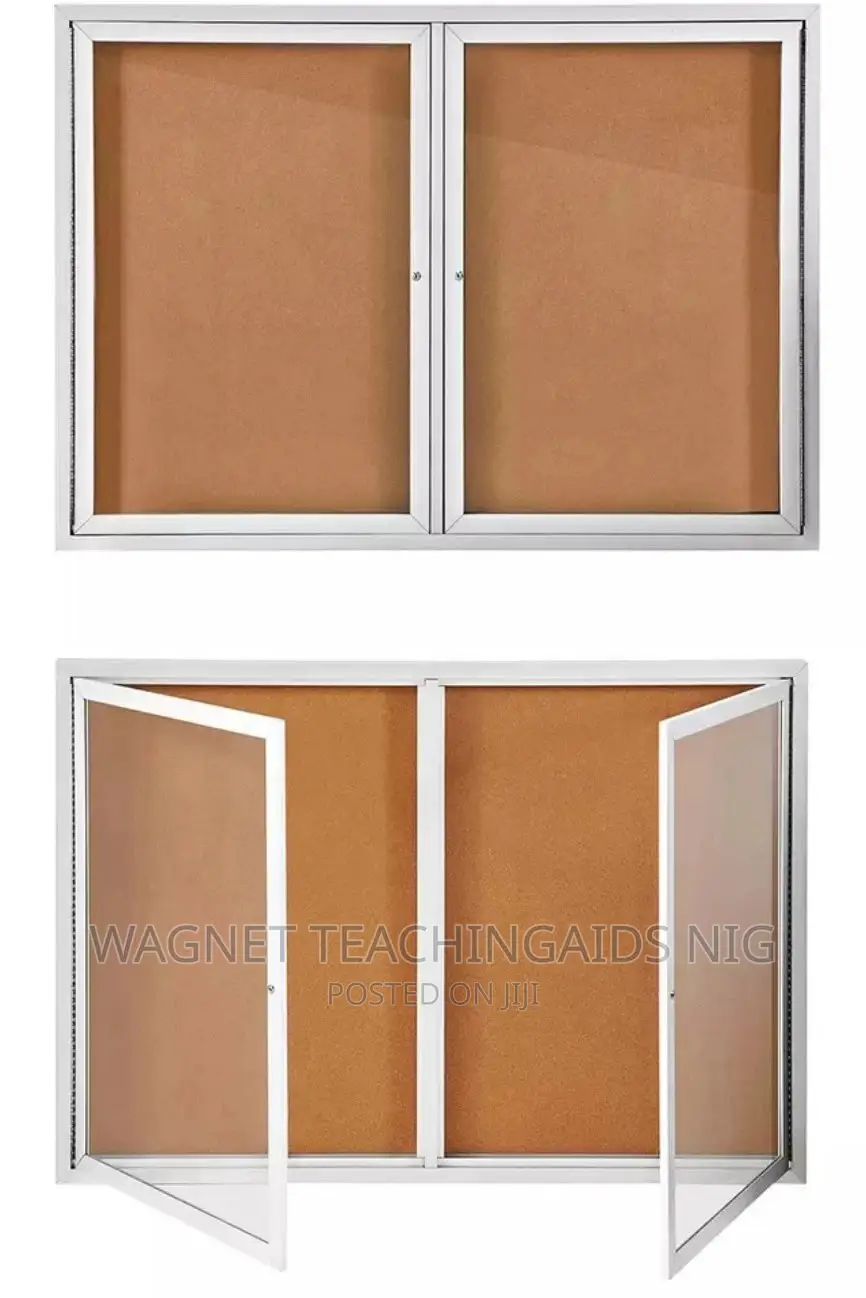 Lockable Glass Notice Board