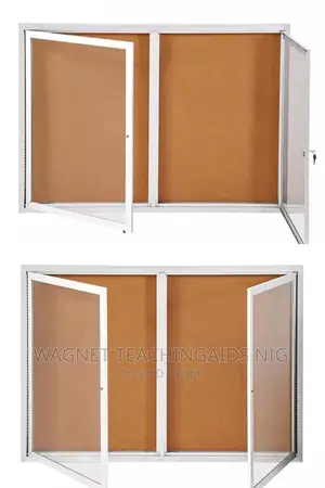 Lockable Glass Notice Board