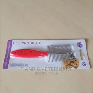 Double Sided Stainless Pet Dog Cat Grooming Brush Comb