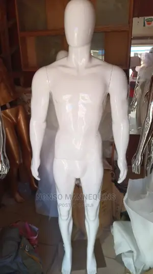 Glossy White Huge Body Male Display Mannequins