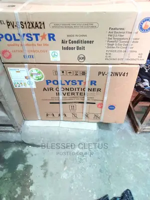 Polystar 1.5HP Split Unit Inverter A/C With LED Display