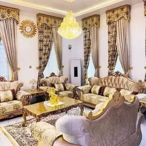 Quality 7 Seater Living Room Fabric Sofa Chair.