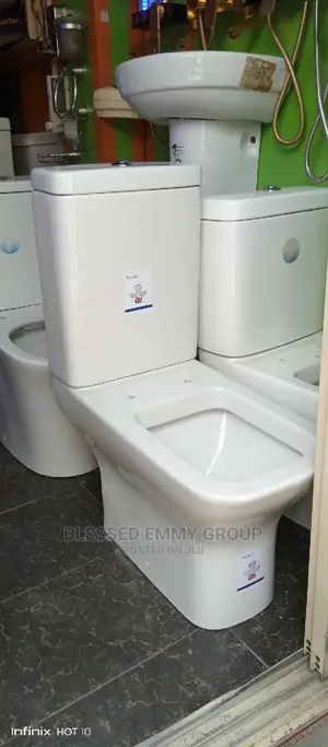 Best Square WC and the Wash Hand Basin and Pedestal