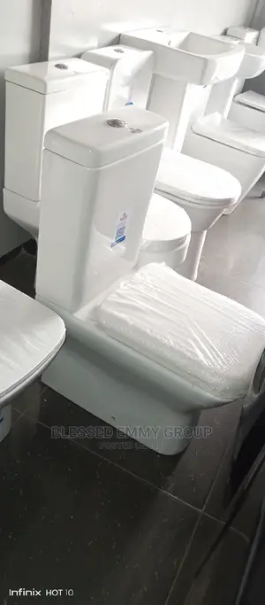 Prince Square Wc and the Wash Hand Basin and Pedestal