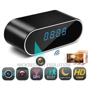 Wireless Table Clock Hidden 1080P HD Camera