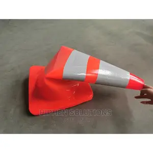 Traffic Cone With High Visible Reflective Tape