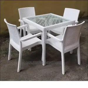 Rattan Basket Chairs Set