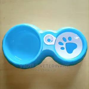 Plastic Food and Water Bowl With Automatic Water Dispenser