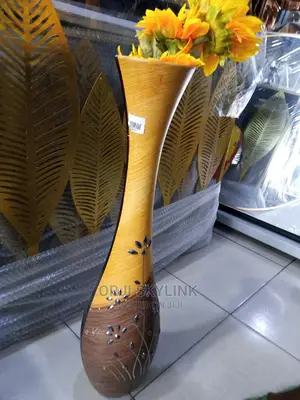 Wooden Flower Vase