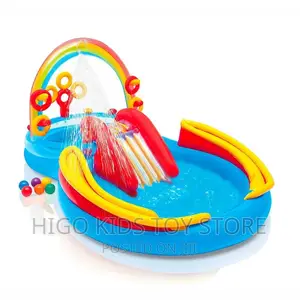 Rainbow Intex Inflatable Swimming Pool