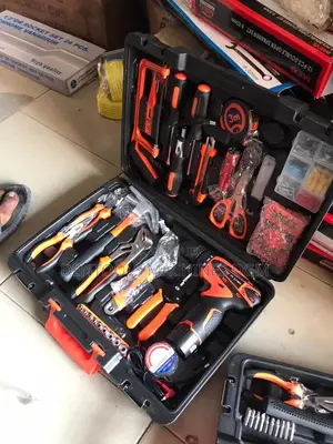 Tools Box Kit Set With Drill