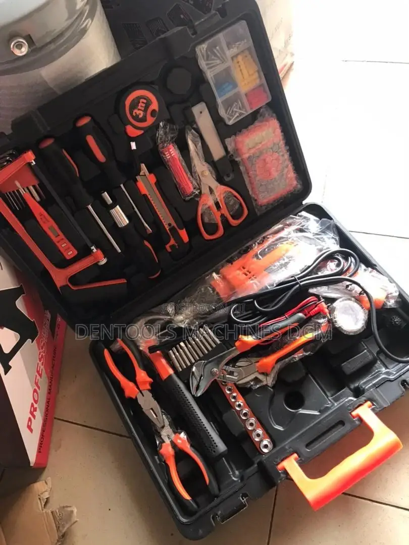 Tools Box Kit Set With Drill