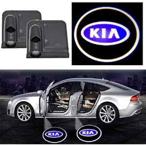 2 PCS Wireless Car Door Led Welcome Laser Projector Kia Logo