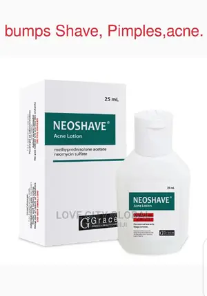 Neo Shave Acne Lotion. Stubborn Bumps Shave, Pimples, Acne.