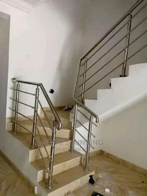 Staircase Constructed Guard Rails
