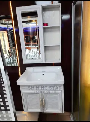 Gray Cabinet Basin